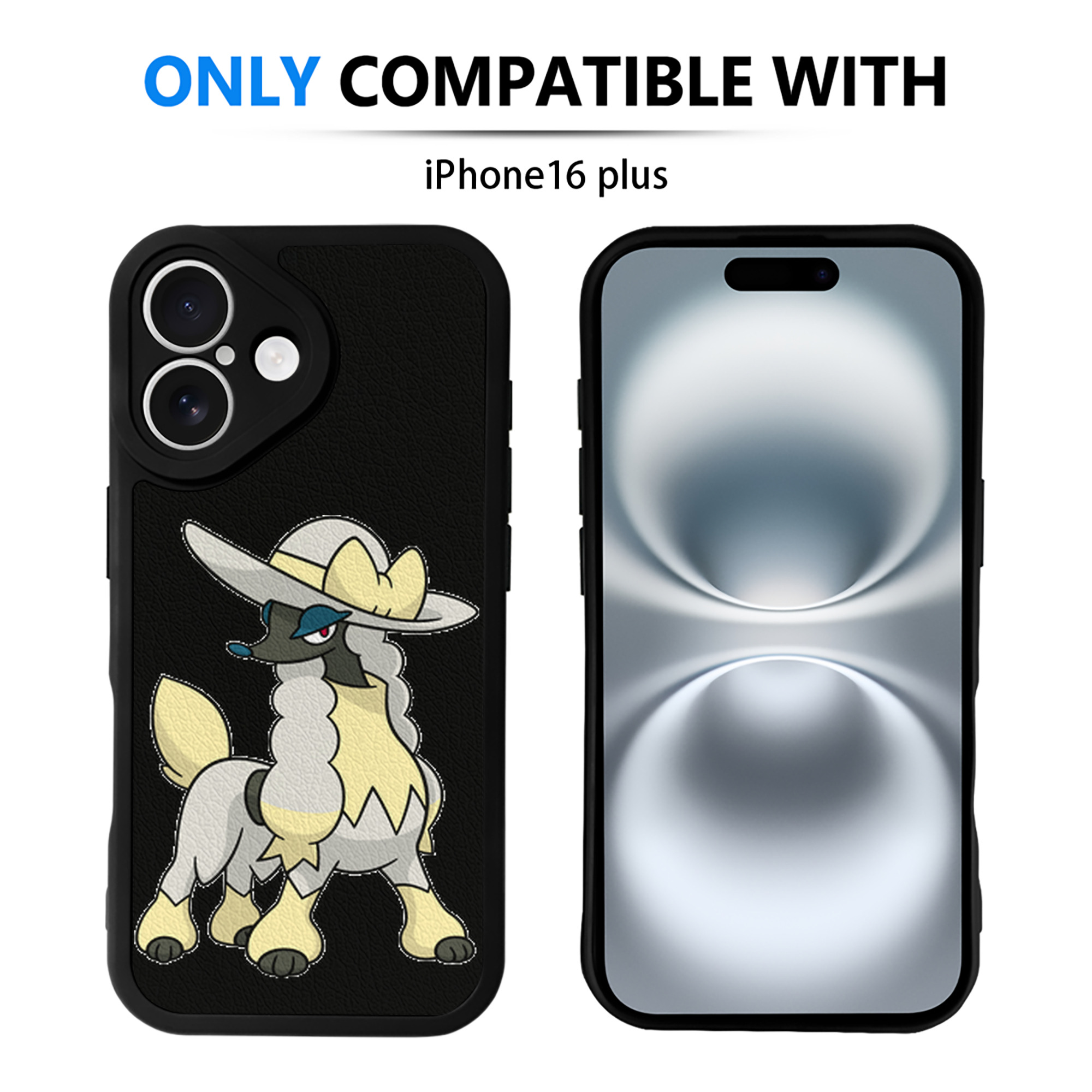 （画像用） ポケットモンスター Pokémon 【iPhone 16シリーズ対応】シリコンスマホケース（レザー調） 材質：シリコン
